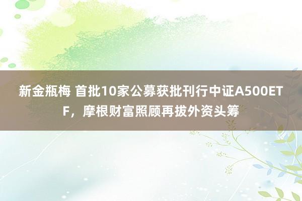 新金瓶梅 首批10家公募获批刊行中证A500ETF，摩根财富照顾再拔外资头筹